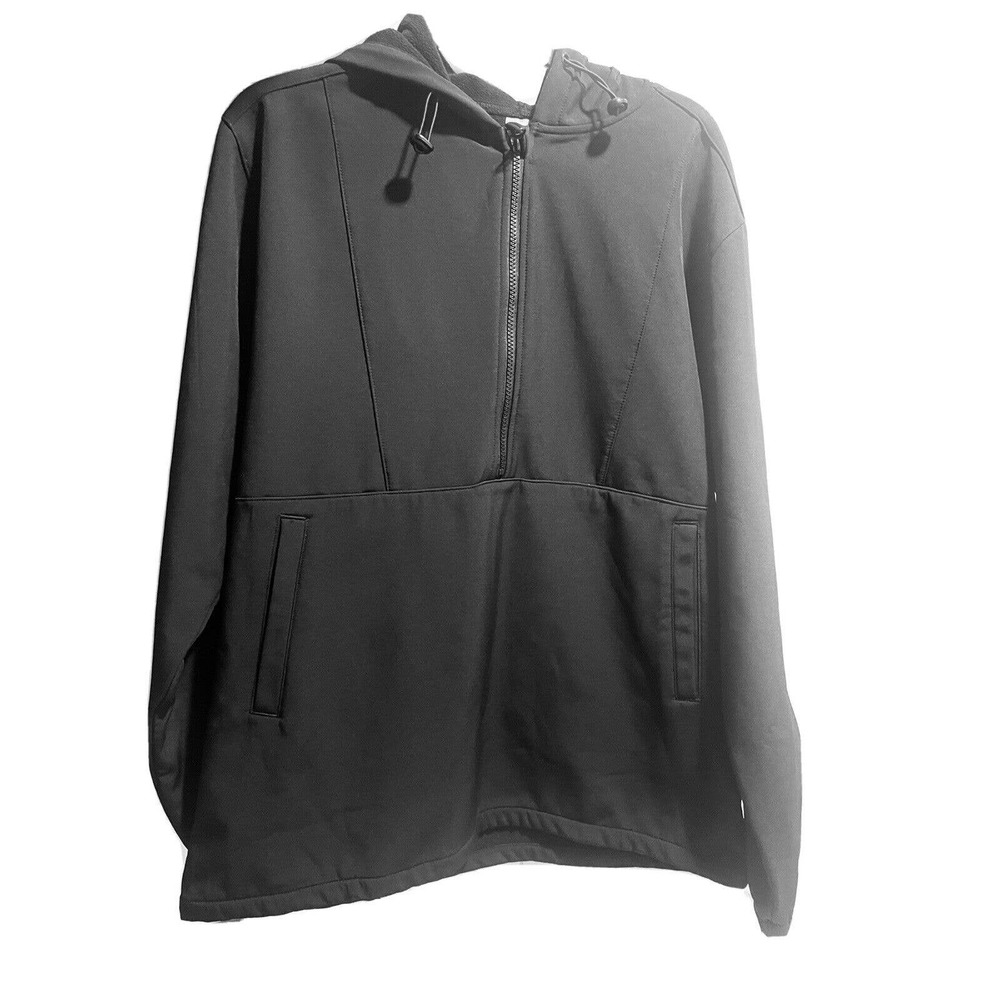 Mono B Black Drawstring Neck Sweatshirt Black hoodie Activewear Sweater New